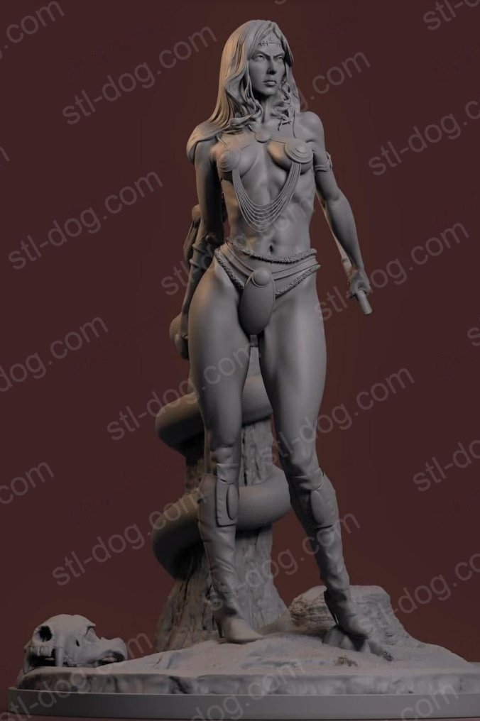 Aspan lohia 系列 女武士 3D打印图纸